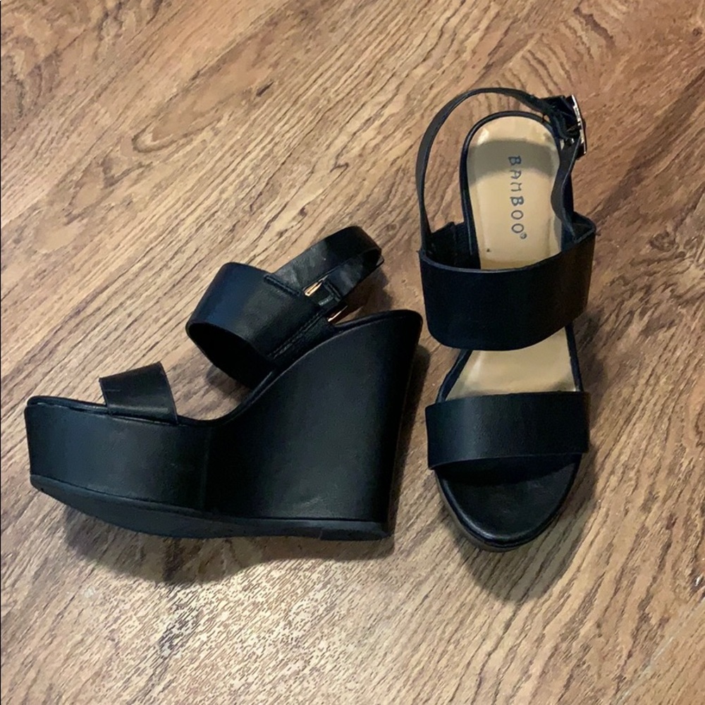 Bamboo wedges.